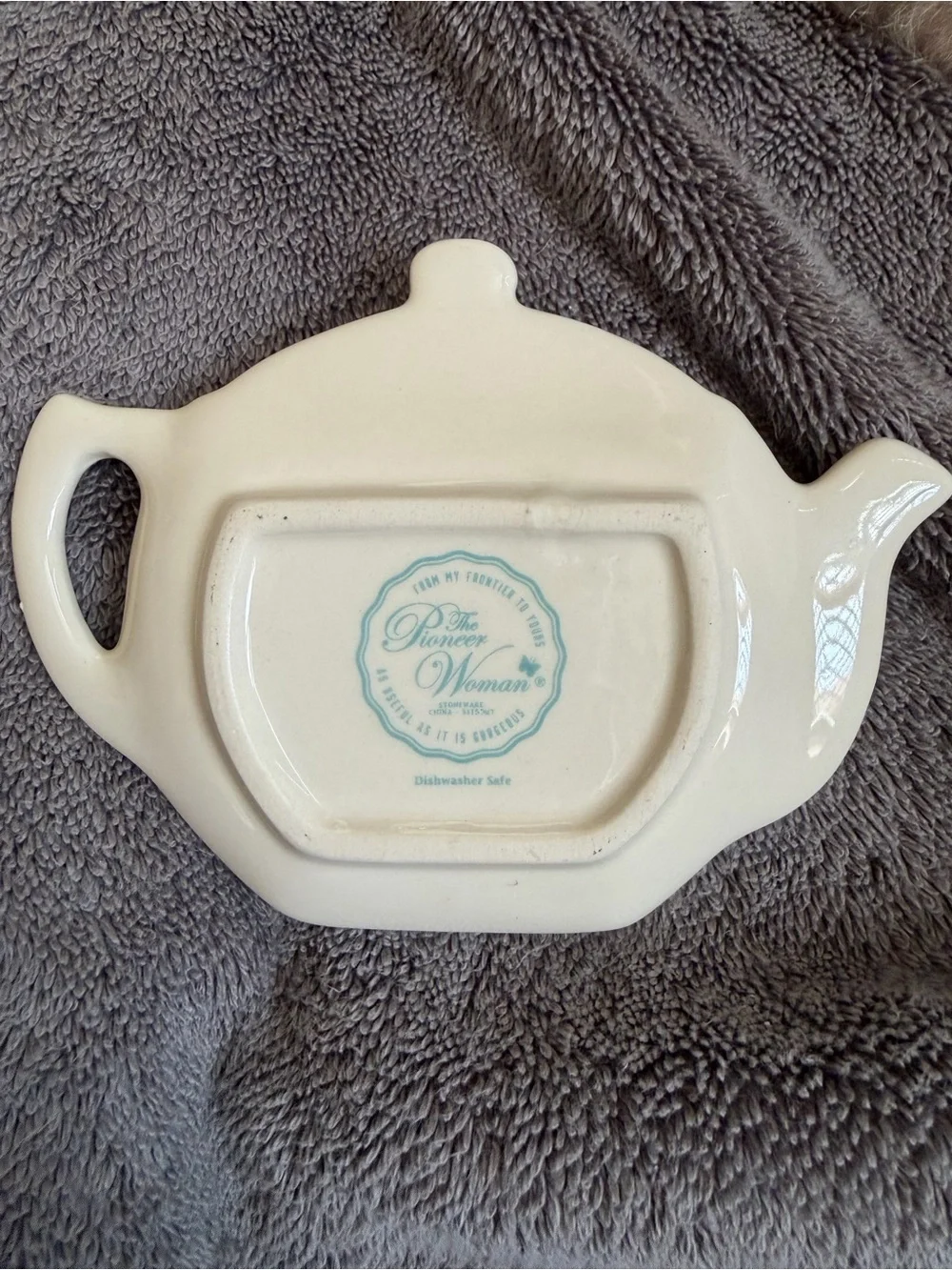Floral 'Tea for You' Ceramic Teapot Trinket Dish